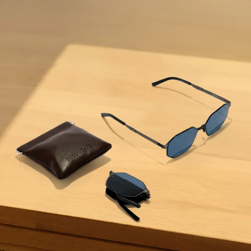 30 سندايز Unisex FOLKS Sunglasses - Lens Size: 55 mm - Grey